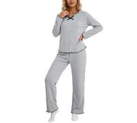 Bademantel Extra Lang Baumwolle Set Warmer Capri Overall Bündchen Kurzgröße Romantische Alpaka Ärmel 2er Trägern Kariertes Durchknöpfen Top Waffelmuster Eng Angeraute Schnelltrocknend Hase