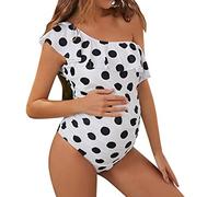 Bademode Für Schwangere Badeanzug Schwangerschaft Bikini Beige Mit Bein Xl Damen 2 Teiler Set Sommer Elegant Sport Große Größe Low Waist Schwangerschafts Umstandsmode Schwarz Grosse Grössen Übergröße