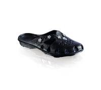 Badepantolette, Damen, Gr. 36, schwarz, Gummi, Basic, Schuhe Badeschuh Clog (87032306-36) schwarz