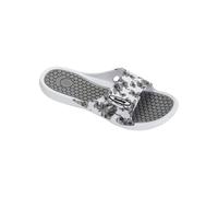 Badepantolette FASHY, Damen, Gr. 39, grau (weiß, bedruckt), Schuhe (33114505-39) weiß, bedruckt