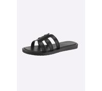 Badepantolette SIEBI`S, Damen, Gr. 41, schwarz, Synthetik, Schuhe (48396359-41) schwarz