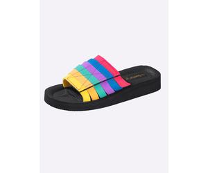 Badepantolette SIEBI`S, Damen, Gr. 42, bunt, Synthetik, Schuhe Pantolette (24389319-42) bunt