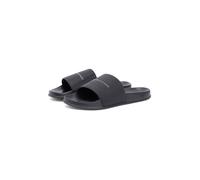 Badepantolette TOMMY HILFIGER "CORE TOMMY HILFIGER POOL SLIDE", Herren, Gr. 47, schwarz, Synthetik, unifarben, Basic, Schuhe, Sommerschuh, Pool Slides, Flat mit Logoschriftzug (56436829-47) schwarz