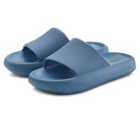 Badepantolette VENICE BEACH, Damen, Gr. 38, blau (dunkelblau), Obermaterial: 100% Synthetik. Futter: 100% Synthetik. Decksohle: 100% Synthetik. Laufsohle: 100% Synthetik, unifarben, clean, casual, Sch