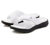 Badepantolette VENICE BEACH "Sandale, Badeschuh, Pantolette, Badelatsche, Flip Flop, Badeschlappe", Damen, Gr. 42, weiß, Obermaterial: 100% Textilmaterial. Decksohle: 100% Synthetik. Futter: 100% Text