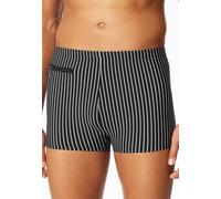 Badepants SCHIESSER "Aqua", Herren, Gr. 8, N-Gr, 000, schwarz, Single Jersey, Obermaterial: 78% Polyamid, 14% Elasthan, 8% Polyester, Badehosen, innen liegende, Bindekordel am Bund (76535335-8) 000, s