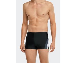 Badepants SCHIESSER "Nautical Active", Herren, Gr. 8, N-Gr, schwarz (000, schwarz), Gewirkt, Obermaterial: 82% Polyamid, 18% Elasthan, Badehosen, mit komfortablem Innenslip, Bindekordel (57323912-8) 0