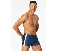 Badepants SCHIESSER "Ocean Swim", Herren, Gr. 6, N-Gr, 800, blau, Single Jersey, Obermaterial: 82% Polyamid, 18% Elasthan, Badehosen, Bund mit Kordel und seitliche Kontraststreifen (23947227-6) 800, b