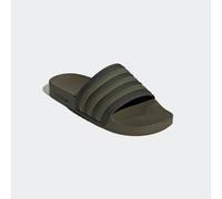 Badesandale ADIDAS ORIGINALS "ADILETTE BADESCHLAPPEN", Herren, Gr. 39, grün (medium schwarz khaki, legend earth, medium schwarz khaki), Textil, Schuhe (13502738-39) medium schwarz khaki, legend earth,