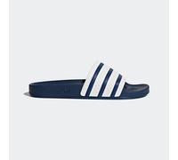 Badesandale ADIDAS ORIGINALS "ADILETTE", Damen, Gr. 37, blau (adiblu, weiß, adiblu), Synthetik, Schuhe Schlappen Badelatschen Pantolette, Badelatschen (669280-37) adiblu, weiß, adiblu