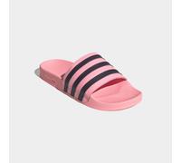 Badesandale ADIDAS ORIGINALS "ADILETTE", Herren, Gr. 42, glow pink, aurora schwarz, glow pink, Leder, Schuhe (91078157-42) glow pink, aurora schwarz, glow pink