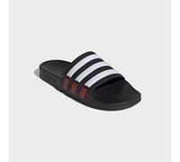 Badesandale ADIDAS ORIGINALS "ADILETTE OG CF BADESCHLAPPEN", Damen, Gr. 43, core schwarz, ftwr weiß, better scarlet, Synthetik, Schuhe, Badelatschen (88260125-43) core schwarz, ftwr weiß, better scarl