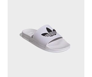 Badesandale ADIDAS ORIGINALS "ADILETTE OG CF BADESCHLAPPEN", Herren, Gr. 39, cloud weiß, core schwarz, ftwr weiß, Synthetik, Schuhe, Badelatschen (10480451-39) cloud weiß, core schwarz, ftwr weiß