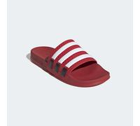 Badesandale ADIDAS ORIGINALS "ADILETTE OG CF BADESCHLAPPEN", Herren, Gr. 46, better scarlet, ftwr weiß, core schwarz, Synthetik, Schuhe, Badelatschen (24110021-46) better scarlet, ftwr weiß, core schw