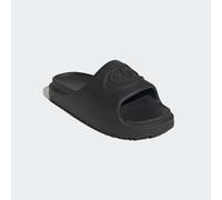 Badesandale ADIDAS ORIGINALS "CAMPUS 00S SLIDES", Damen, Gr. 39, core schwarz, core schwarz, core schwarz, Synthetik, Schuhe, Badelatschen (64772902-39) core schwarz, core schwarz, core schwarz