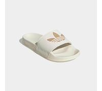 Badesandale ADIDAS ORIGINALS "LITE ADILETTE", Damen, Gr. 37, weiß (sanftes weiß, warm sandstone, warm sandstone), Synthetik, Schuhe (37377924-37) sanftes weiß, warm sandstone, warm sandstone