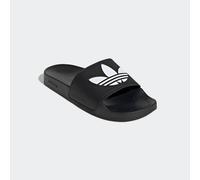 Badesandale ADIDAS ORIGINALS "LITE ADILETTE", Herren, Gr. 43, schwarz-weiß (core schwarz, cloud weiß, core schwarz), Synthetik, clean, Schuhe Schlappen Badelatschen Pantolette, Badelatschen (16563341-
