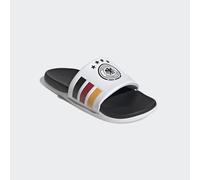 Badesandale ADIDAS SPORTSWEAR "ADILETTE CMFT DFB", Herren, Gr. 40,5, schwarz-weiß (cloud weiß, core schwarz, collegiate gold), Synthetik, Schuhe, Badelatschen, World Cup Nations Pack (12522350-40,5) c