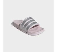 Badesandale ADIDAS SPORTSWEAR "ADILETTE COMFORT 2.0 BADESCHLAPPEN", Damen, Gr. 40,5, almost pink, silber metallic, almost pink, Synthetik, Schuhe, Badelatschen (89671315-40,5) almost pink, silber meta