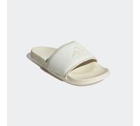 Badesandale ADIDAS SPORTSWEAR "ADILETTE COMFORT BADESCHLAPPEN", Damen, Gr. 40,5, weiß (sanftes weiß, zero metallic, wonder weiß), Synthetik, Textil, Schuhe, Badelatschen (13986003-40,5) sanftes weiß,