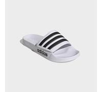 Badesandale ADIDAS SPORTSWEAR "ADILETTE SHOWER BADESCHLAPPEN", Damen, Gr. 46, schwarz-weiß (cloud weiß, core schwarz, ftwr weiß), Synthetik, Schuhe, Badelatschen (35007853-46) cloud weiß, core schwarz