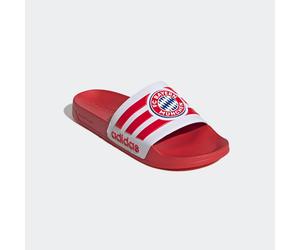 Badesandale ADIDAS SPORTSWEAR "ADILETTE SHOWER FC BAYERN MÜNCHEN SLIDES", Damen, Gr. 40,5, weiß (supplier colour, supplier colour, ftwr weiß), Synthetik, Schuhe, Badelatschen, FC Bayern München (66401