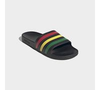 Badesandale ADIDAS SPORTSWEAR "AQUA ADILETTE", Damen, Gr. 38, core schwarz, grün, pure ruby, Synthetik, Schuhe (79687354-38) core schwarz, grün, pure ruby