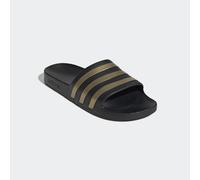 Badesandale ADIDAS SPORTSWEAR "AQUA ADILETTE", Damen, Gr. 42, schwarz (core schwarz, gold metallic, core schwarz), Synthetik, Schuhe (39193066-42) core schwarz, gold metallic, core schwarz