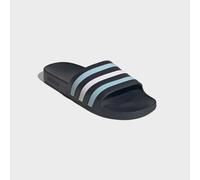Badesandale ADIDAS SPORTSWEAR "AQUA ADILETTE", Herren, Gr. 43, night navy, icey blau, ftwr weiß, Synthetik, Schuhe, Badelatschen, World Cup Nations Pack (49409222-43) night navy, icey blau, ftwr weiß