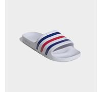 Badesandale ADIDAS SPORTSWEAR "AQUA ADILETTE", Herren, Gr. 43, cloud weiß, pure ruby, semi lucid blau, Synthetik, Schuhe, Badelatschen, World Cup Nations Pack (71299121-43) cloud weiß, pure ruby, semi