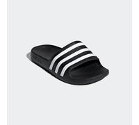 Badesandale ADIDAS SPORTSWEAR "AQUA ADILETTE", Mädchen, Gr. 29, schwarz-weiß (core schwarz, ftwr weiß, core schwarz), Synthetik, Schuhe Badelatschen Pantolette, Badelatschen, für Kinder und Jugendlich