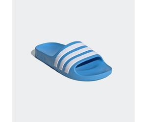 Badesandale ADIDAS SPORTSWEAR "AQUA ADILETTE", Mädchen, Gr. 37, blau burst, cloud weiß, blau burst, Synthetik, Schuhe Badelatschen Pantolette, Badelatschen, für Kinder und Jugendliche (82695032-37) bl