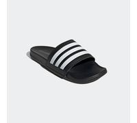adidas Unisex Adilette Comfort Slides, Core Black / Cloud White, 39 EU