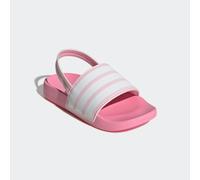 Badesandale ADIDAS SPORTSWEAR "ESTRAP KIDS ADILETTE", Mädchen, Gr. 34, pink (clear pink, cloud weiß, bliss pink), Synthetik, Textil, Schuhe, Badelatschen für Kinder & Jugendliche (87044519-34) clear p