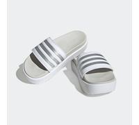 Adidas Adilette Platform Badesandalen EU 43 Ftwr White / Zero Met / Grey One