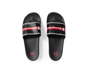 Badesandale CHAMPION "JAMBIANI Slide", Damen, Gr. 39, nbk, isa, wht, Synthetik, Schuhe, Badelatschen (44641125-39) nbk, isa, wht