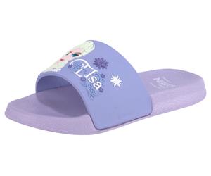 Badesandale DISNEY "Frozen", Mädchen, Gr. 24, lila, Synthetik, Schuhe Badelatschen Pantolette, Badelatschen (15699559-24) lila