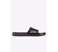 Badesandale LOTTO, Damen, Gr. 41, schwarz-weiß (schwarz, weiß), Synthetik, Schuhe, Badelatschen (71987265-41) schwarz, weiß