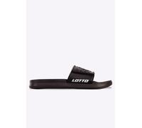 Badesandale LOTTO, Damen, Gr. 42, schwarz-weiß (schwarz, weiß), Synthetik, Schuhe, Badelatschen (92454839-42) schwarz, weiß