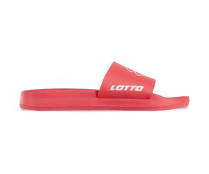 Badesandale LOTTO, Herren, Gr. 38, pink (pink, weiß), Synthetik, clean, Schuhe, - mit bequemem Fußbett (81495321-38) pink, weiß