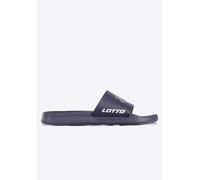 Badesandale LOTTO, Gr. 39, blau (navy, weiß), Synthetik, clean, sportlich, Schuhe, - mit bequemem Fußbett (86530546-39) navy, weiß