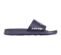 Badesandale LOTTO, Herren, Gr. 42, blau (navy, weiß), Synthetik, clean, Schuhe, - mit bequemem Fußbett (86530546-42) navy, weiß