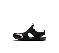 Badesandale NIKE SPORTSWEAR "Sunray Protect 2", Mädchen, Gr. 33,5, schwarz, weiß, Synthetik, Schuhe (76812536-33,5) schwarz, weiß