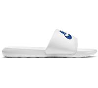 Badesandale NIKE SPORTSWEAR "VICTORI ONE SLIDE", Herren, Gr. 47,5, weiß, Synthetik, kontrastfarbene Details, unifarben, Schuhe Schlappen Badelatschen Pantolette, Badelatschen (70619229-47,5) weiß