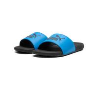 Badesandale PUMA "COOL CAT 2.0 JR", Jungen, Gr. 39, blau (future blau), Synthetik, Schuhe (30424842-39) future blau