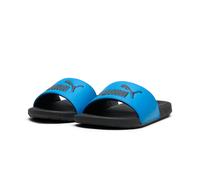 Badesandale PUMA "COOL CAT 2.0 PS", Mädchen, Gr. 34,5, future blau, puma schwarz, Synthetik, Schuhe, mit gepolstertem Riemen, weich gepolstertes Fußbett, ohne Verschluss (62881466-34,5) future blau, p