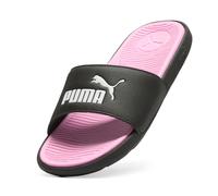 Badesandale PUMA "COOL CAT 2.0 WNS", Damen, Gr. 37, puma schwarz, puma weiß, pale pink, Synthetik, unifarben, Schuhe, ohne Verschluss, leicht profilierte Laufsohle, aus Synthetik (24918646-37) puma sc