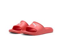 Badesandale PUMA "DIVECAT V2 LITE CAT", Damen, Gr. 37, weiß (peach frost, puma weiß), Synthetik, unifarben, Schuhe, wasserfestes Material, federleichtes, formgepresstes Material (27054047-37) peach fr