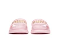 Badesandale PUMA "DIVECAT V2 LITE", Herren, Gr. 38, rosa (chalk pink, puma team gold), Synthetik, unifarben, Schuhe, schnell trocknendes Obermaterial, leicht profilierte Laufsohle (60815243-38) chalk 