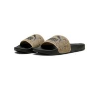 Badesandale PUMA "LEADCAT 2.0 TOPCAT", Damen, Gr. 37, toasted almond, puma schwarz, Leder, Schuhe, für sportliche Aktivitäten, mit Leder-Obermaterial (43279468-37) toasted almond, puma schwarz